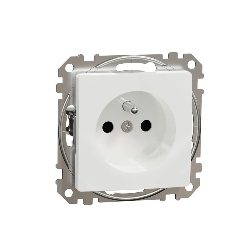 Gniazdo 2P+PE z przesłonami Sedna Design & Elements SDD111011 Schneider