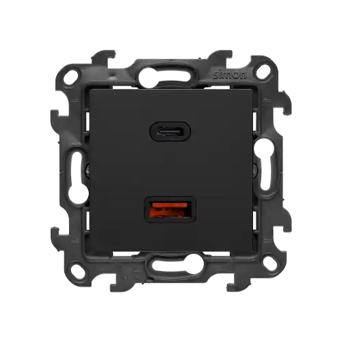 Podwójna ładowarka USB A+C 30W Simon 24 NEC2CAQ.01/49 Kontakt Simon