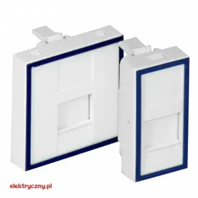 ADAPTER 1-MODUŁOWY DO GNIAZD RJ 12 45 BIAŁY EMITER
