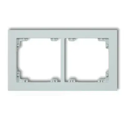 DECO RAMKA PODWÓJNA PASTEL MATT BŁĘKITNA KARLIK 47DR-2