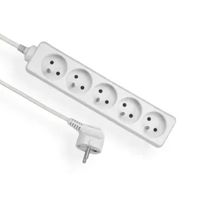 PRZEDŁUŻACZ BIAŁY 5-KROTNY 5m Z/U EPS-505 ELGOTECH