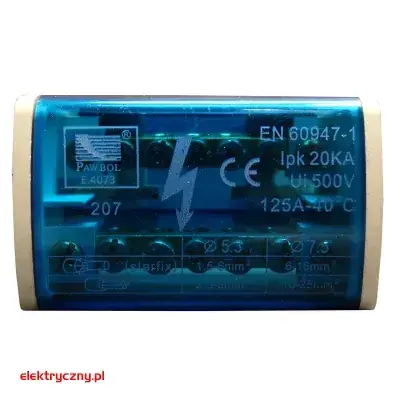 BLOK ROZDZIELCZY 2x 7 160A PAWBOL E.4073