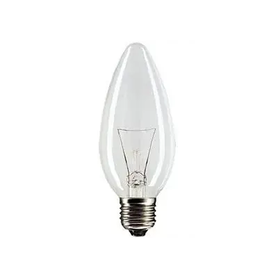 ŻARÓWKA E27 230V 60W WSTRZĄSOODPORNA ŚWIECZKA HELIOS