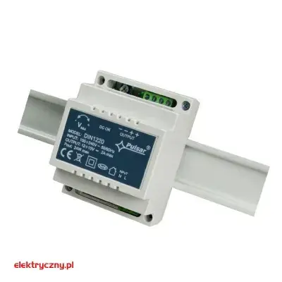 ZASILACZ IMPULSOWY DIN 230V/12V PULSAR DIN1220