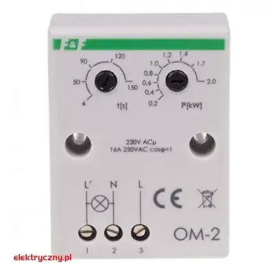 OGRANICZNIK MOCY OM-2 REGULACJA CZASU F&F