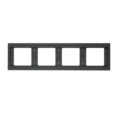 BERKER K.1 RAMKA 4-KROTNA ANTRACYT 13837006 HAGER
