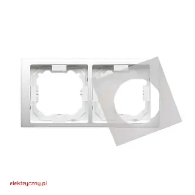 SIMON BASIC BIAŁY RAMKA 2-KROTNA IP44 BMRC2B/11 KONTAKT - SIMON