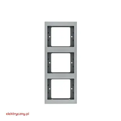BERKER K.5 ALUMINIUM RAMKA 3-KROTNA PIONOWA 13337003 HAGER