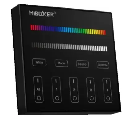GERLED MI_LIGHT PANEL CZARNY N/T RGB+W B3-BLACK GERLED