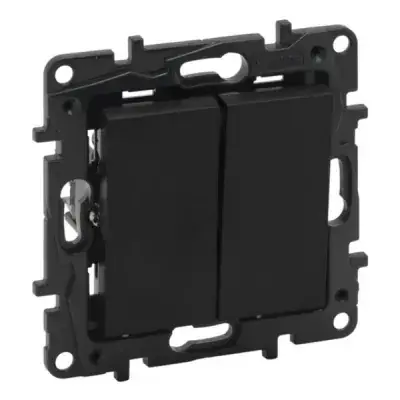 ŁĄCZNIK SCHODOWY PODWÓJNY 10 AX NILOE STEP CZARNY 863508 LEGRAND