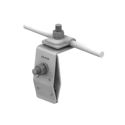 UCHWYT KĄTOWY Z ŚRUBĄ H=10CM AN-10R/CU C372084 AN-KOM 