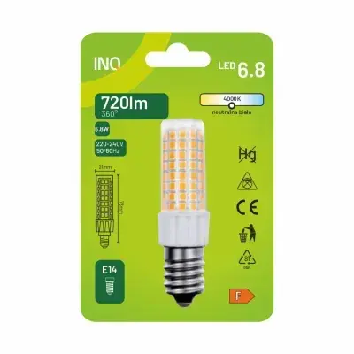 LED E14 6,8W 720LM 4000K TOWER ELTE020NW INERGIA
