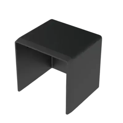 POKRYWA KOŃCOWA CZARNA LHD 40X40 MM 8641_FB KOPOS ELEKTRO