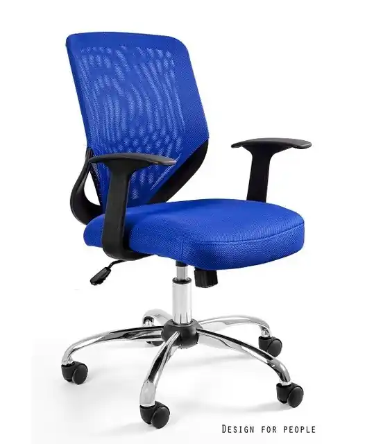 Unique Mobi Fotel biurowy niebieski W-95-7