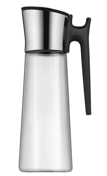 WMF Basic Karafka do wody z uchwytem 1,5l przezroczysta/srebrna 0618046040