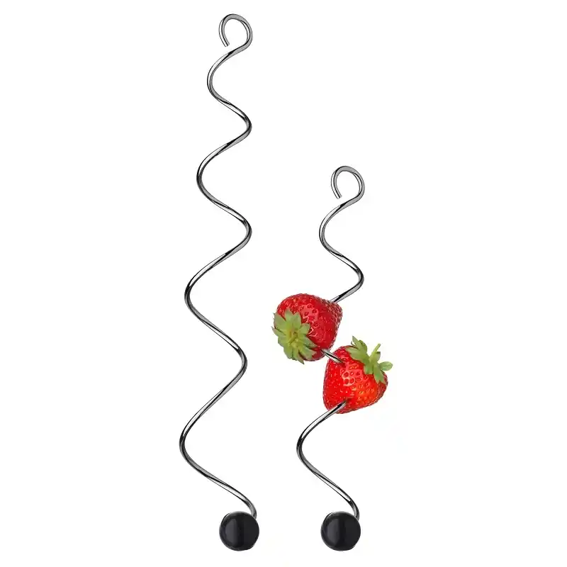 WMF Basic Zestaw spiral na owoce srebrny/czarny 0618086040