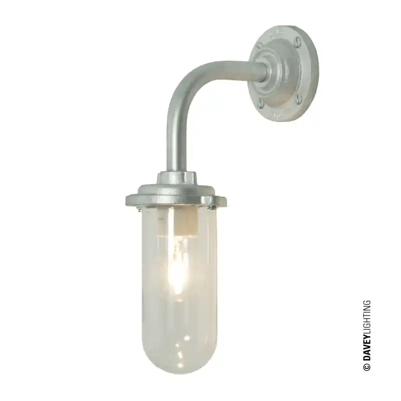 Davey Lighting Bracket Light Kinkiet 38x19 cm IP54 Standard E27 GLS czarny DP7672/BL/060F/A