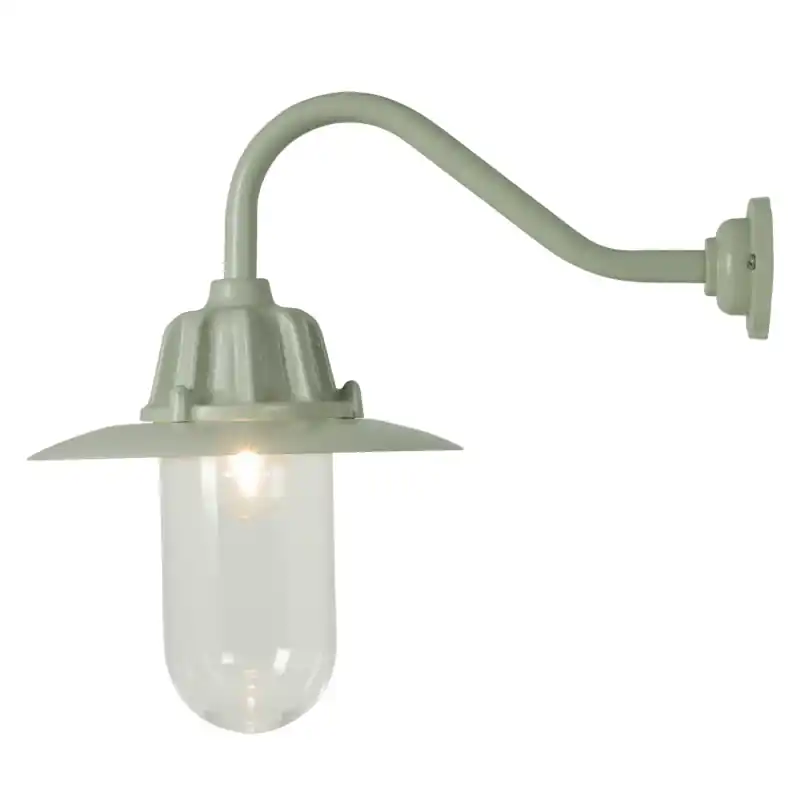 Davey Lighting Dockside Kinkiet 28x25 cm IP54 Standard E27 GLS szary DP7675/PG/CL