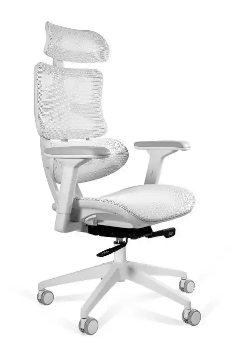 Unique Ergotech Fotel biurowy biały CM-B137AW-4