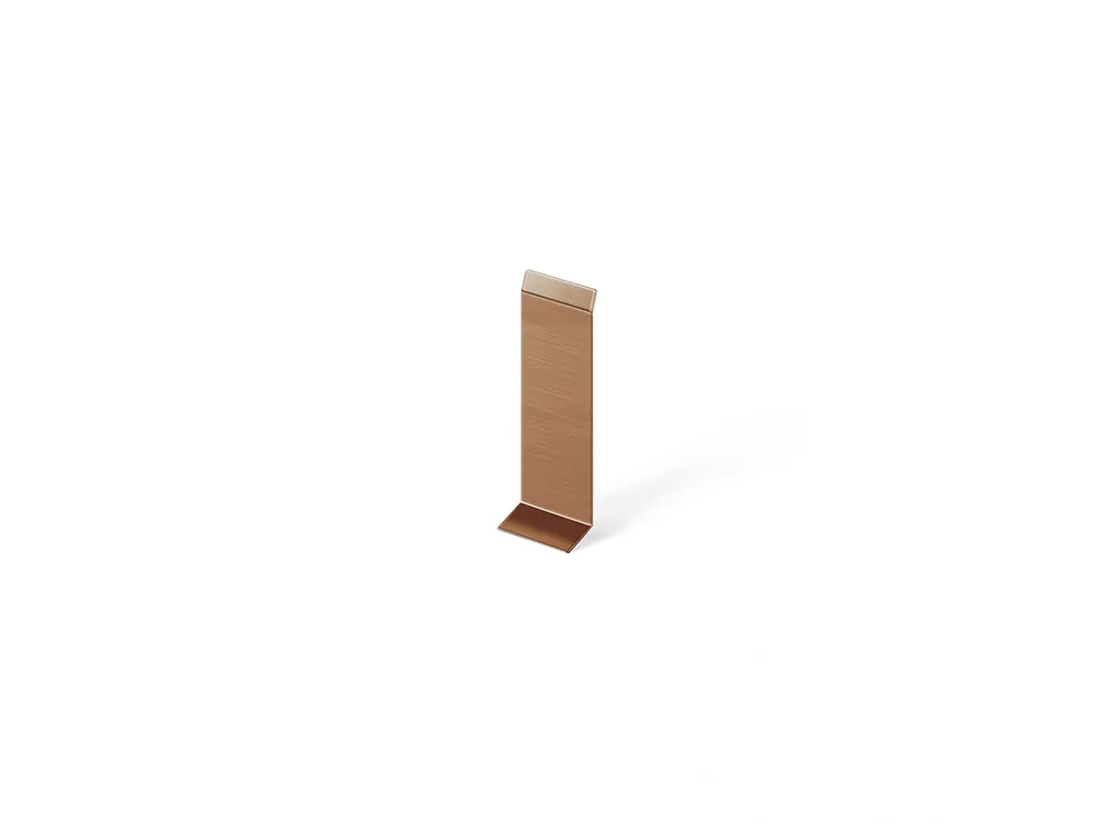 Łącznik do listwy przypodłogowej stalowej 6 cm DSPS04 Miedziany