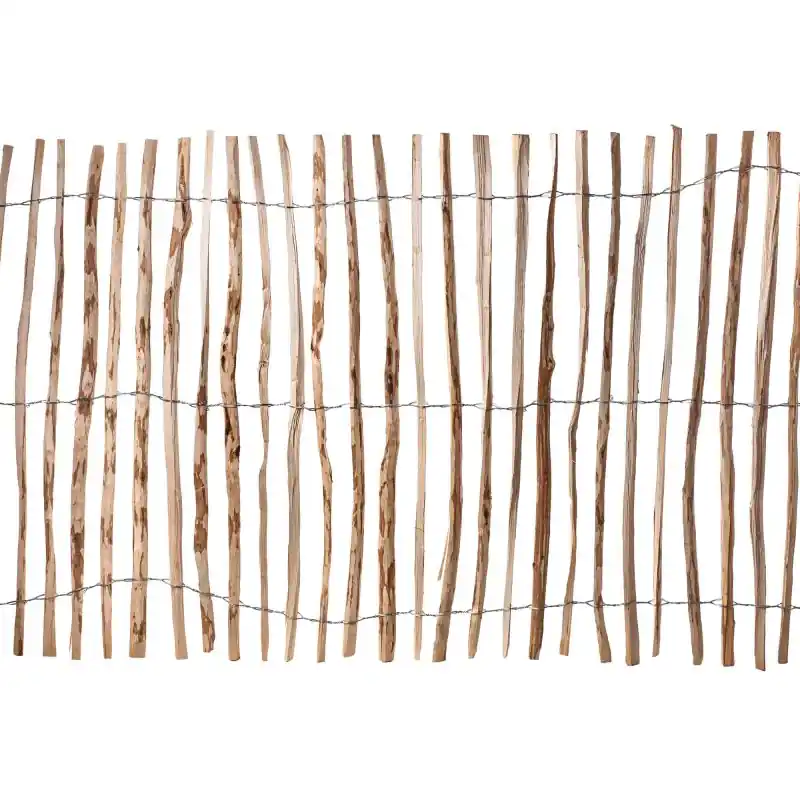 Płot ogrodowy leszczynowy Karo 500 x 120 cm (4-6 cm)