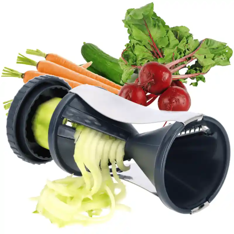 Plastikowa temperówka do warzyw 13 cm, szara