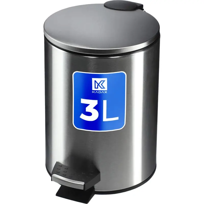 Kosz łazienkowy Linter stalowy, 3L