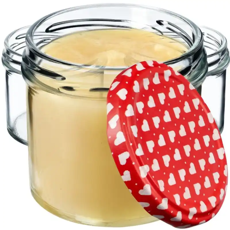 Słoiki Vigo 140ml 20szt fi 66 mm + wieczko "Serca"