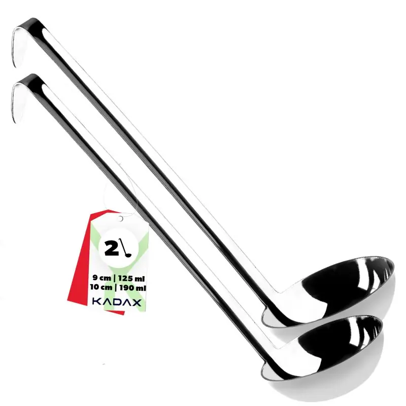 Zestaw nabierek nierdzewnych Kebal 125 ml + 190 ml, 2 szt.