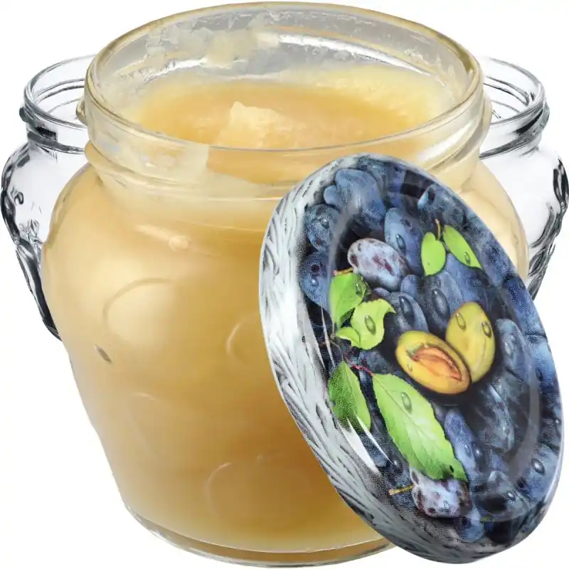 Słoiki Kemi 200ml 50szt fi 66 mm + wieczka "Śliwki"