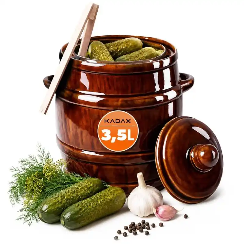 Beczka hermetyczna kamionkowa Helios 3,5L