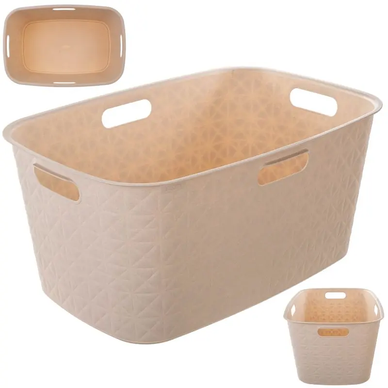 Kosz do magla Curver Softex 45L kremowy