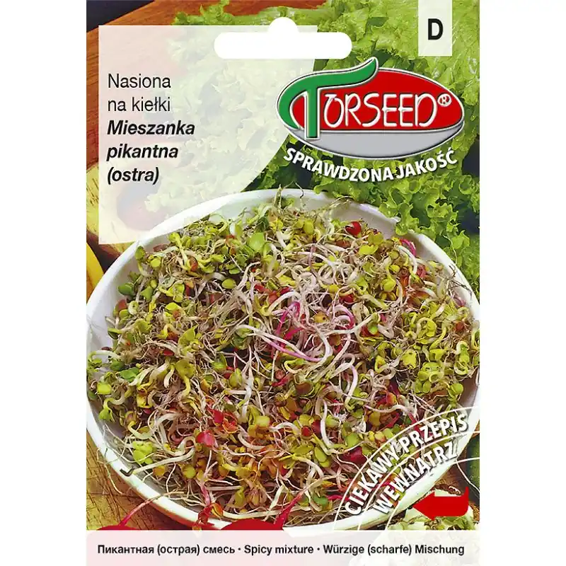 Nasiona na kiełki Mieszanka pikantna (ostra) 20g