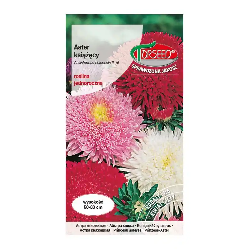Aster wysoki książęcy - Callistephus chiń. fl.pl mieszanka 1g