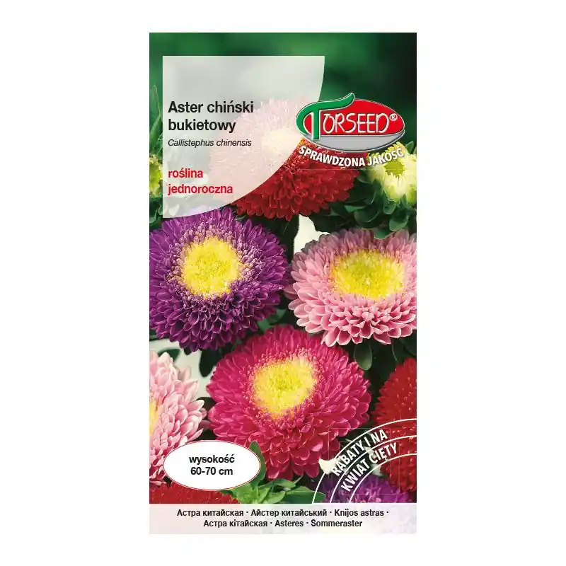 Aster wysoki bukietowy - Callistephus chiń. fl.pl mieszanka 1g
