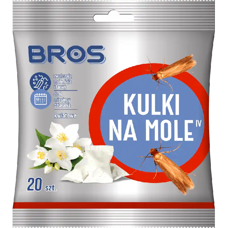 Bros Kulki na mole kwiatowe 20 szt.