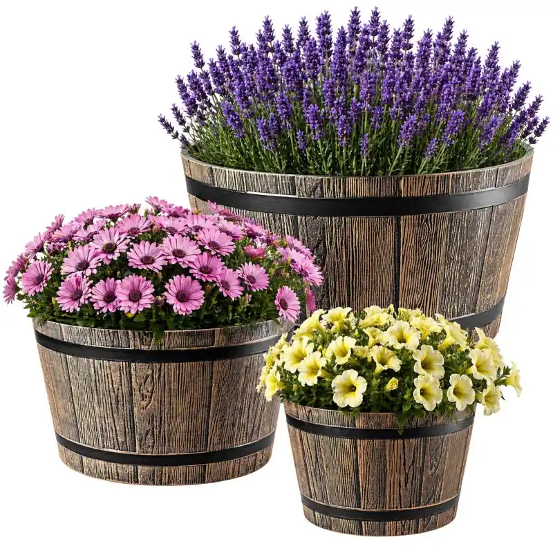 Donica na kwiaty Sori 30, 40, 50 cm, mokka