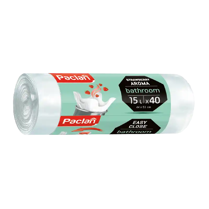 Paclan Worki łazienkowe na śmieci zapachowe 15L 40 szt.