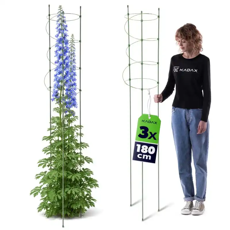 Spiralna podpora do roślin Apremont 180 cm zielona 3 szt.