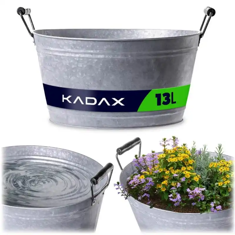 Miska ogrodowa Saix 13L stalowa