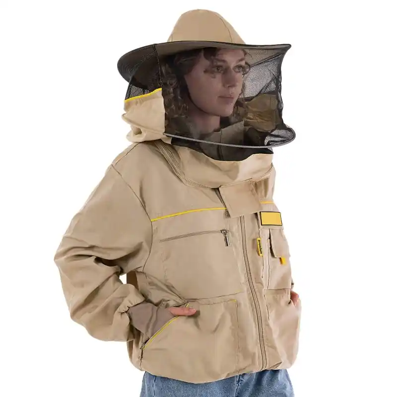 Bluza pszczelarska rozpinana z kapeluszem Lucon rozmiar XL