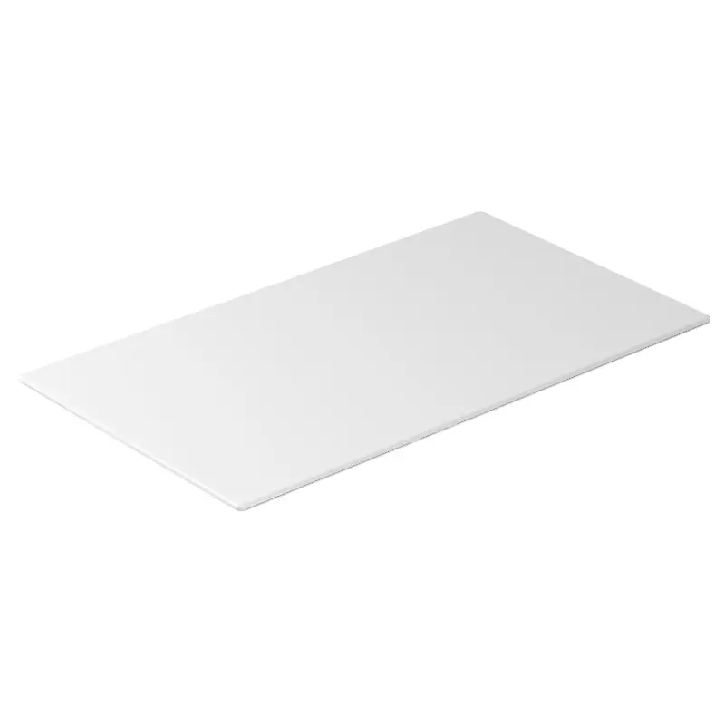 Galassia Blat ceramiczny bez otworu 81x46 cm Biały połysk 2057