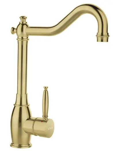 Schock RESI Bateria kuchenna obrotowa 110° białe złoto 513000OR