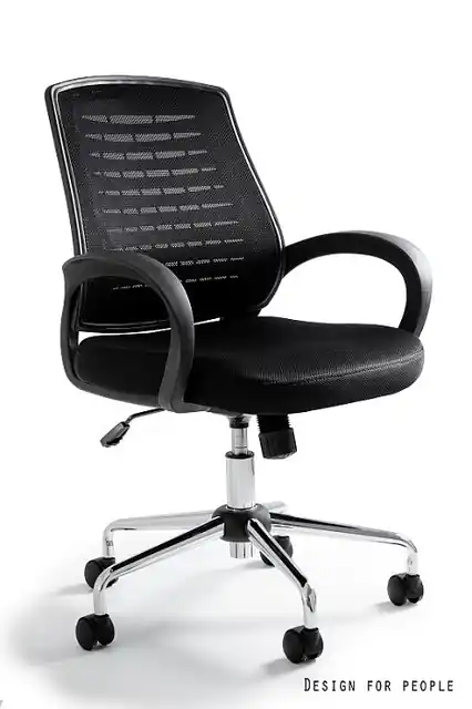 Unique Award Fotel biurowy czarny W-120-4