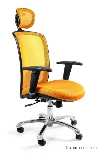 Unique Expander Fotel biurowy żółty W-94-10