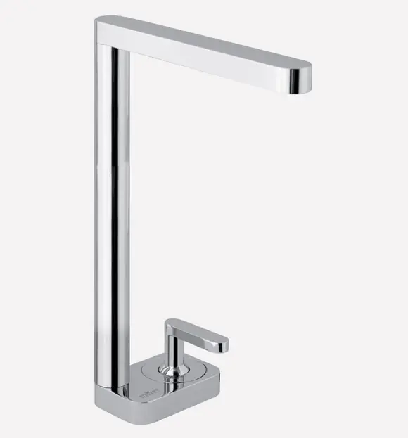 Webert Living Bateria zlewozmywakowa jednouchwytowa z obrotową wylewką chrom LV920301.015