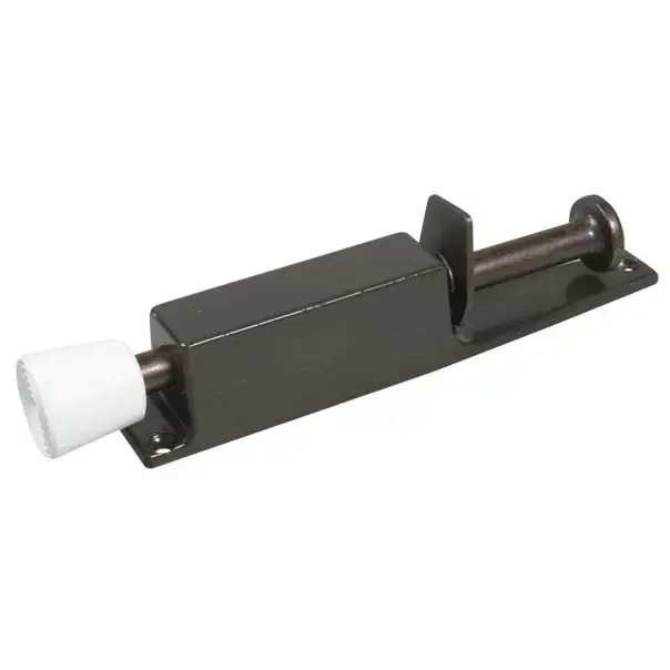 PRZYTRZYMYWACZ DRZWIOWY 180mm LAKIEROWANY BRĄZOWY