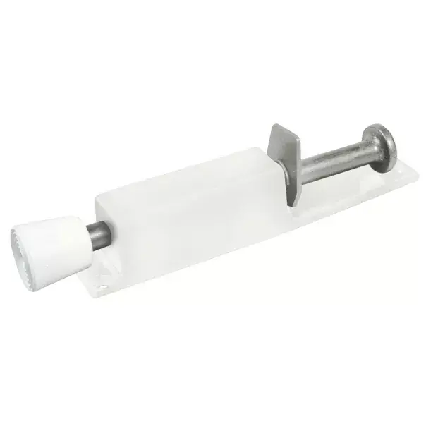 PRZYTRZYMYWACZ DRZWIOWY 180mm LAKIEROWANY BIAŁY
