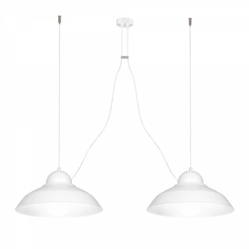 Lampa wisząca Gustav white 2xE27