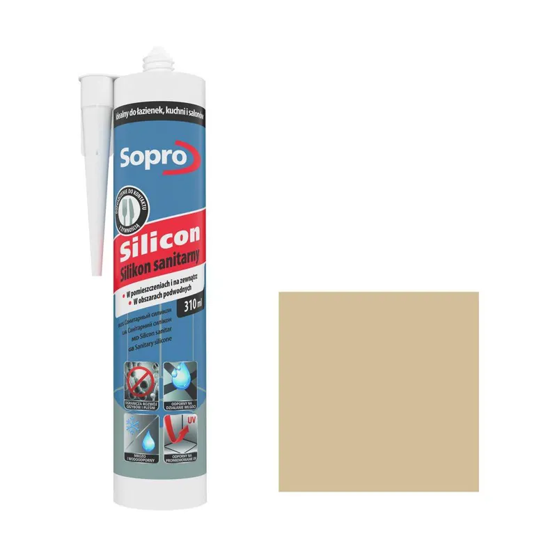 Silikon sanitarny 32 beżowy 310 ml